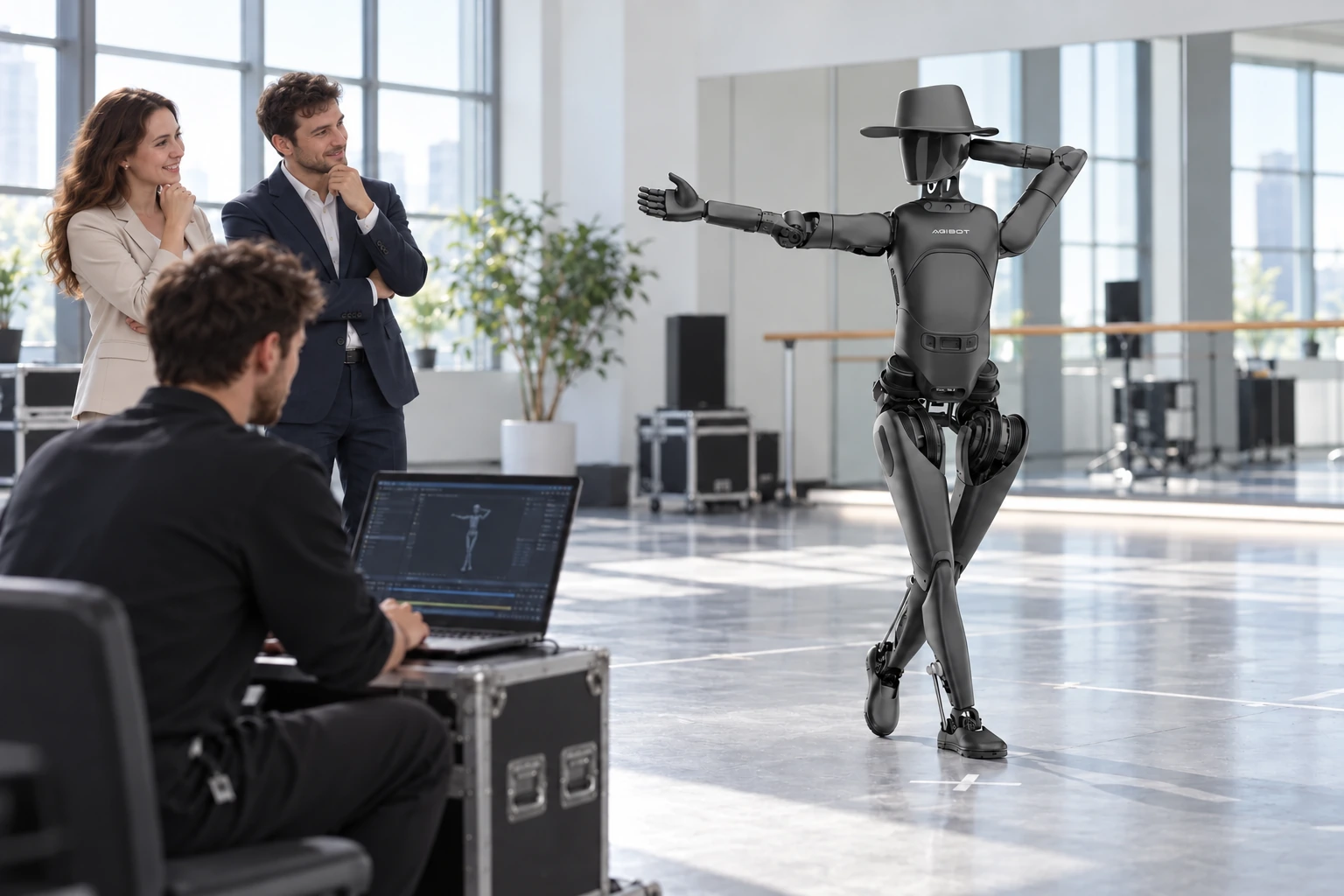 Programmes de mouvements personnalisés · AGIBOT A2 Lite