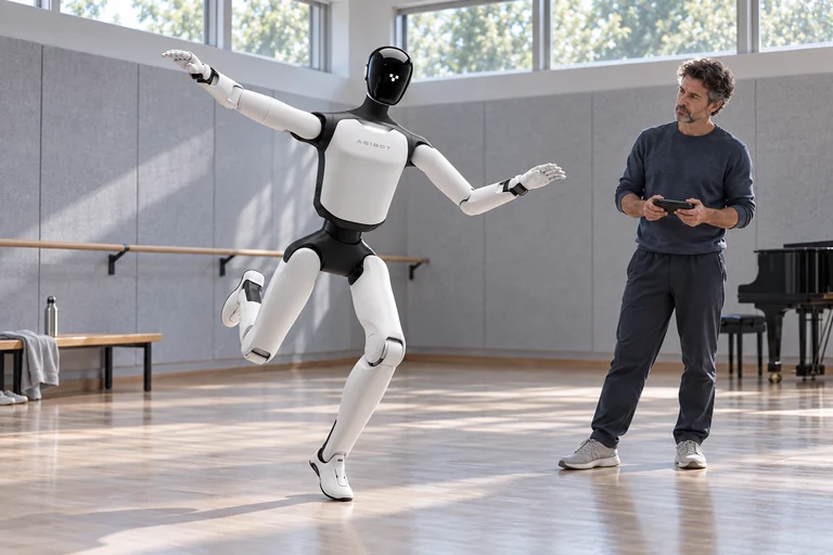 AGIBOT A3 Developer-Robot (Europe) – Hareket programı provası