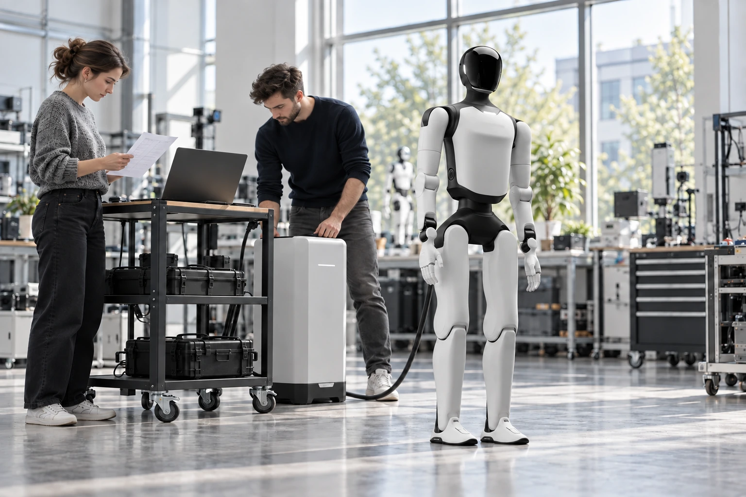 AGIBOT A3 Developer-Robot (Europe) — Esnek planlama için çift batarya.