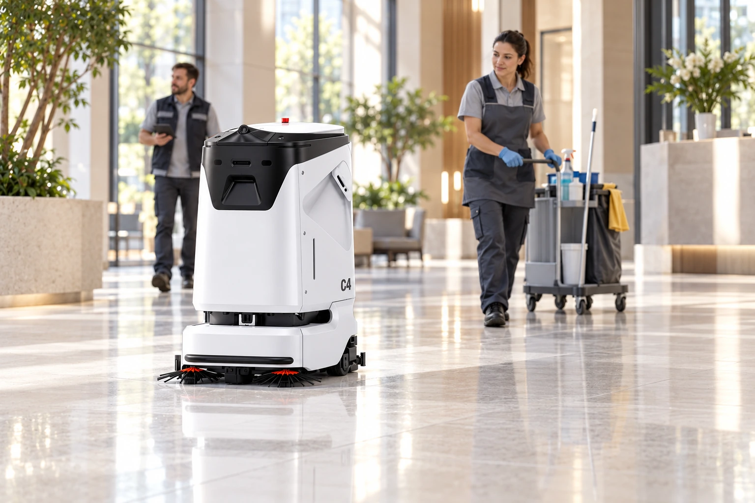 AGIBOT C4 – Tek geçişte süpürme ve ovma. AGIBOT C4 – Tek geçişte süpürme ve ovma.