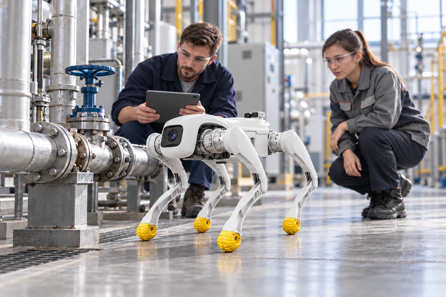 Entwicklung von Inspektionsanwendungen · AGIBOT D1 EDU