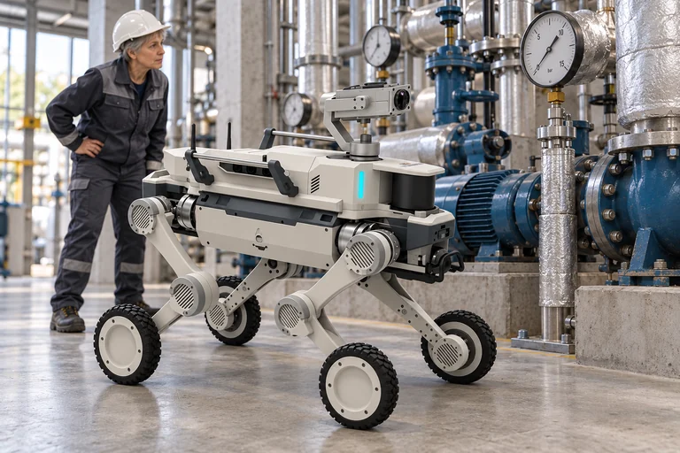 AGIBOT D1 Max ellenőrzési rendszer – D1 Max ellenőrzési rendszer – Szivattyúállomás műszereinek ellenőrzése