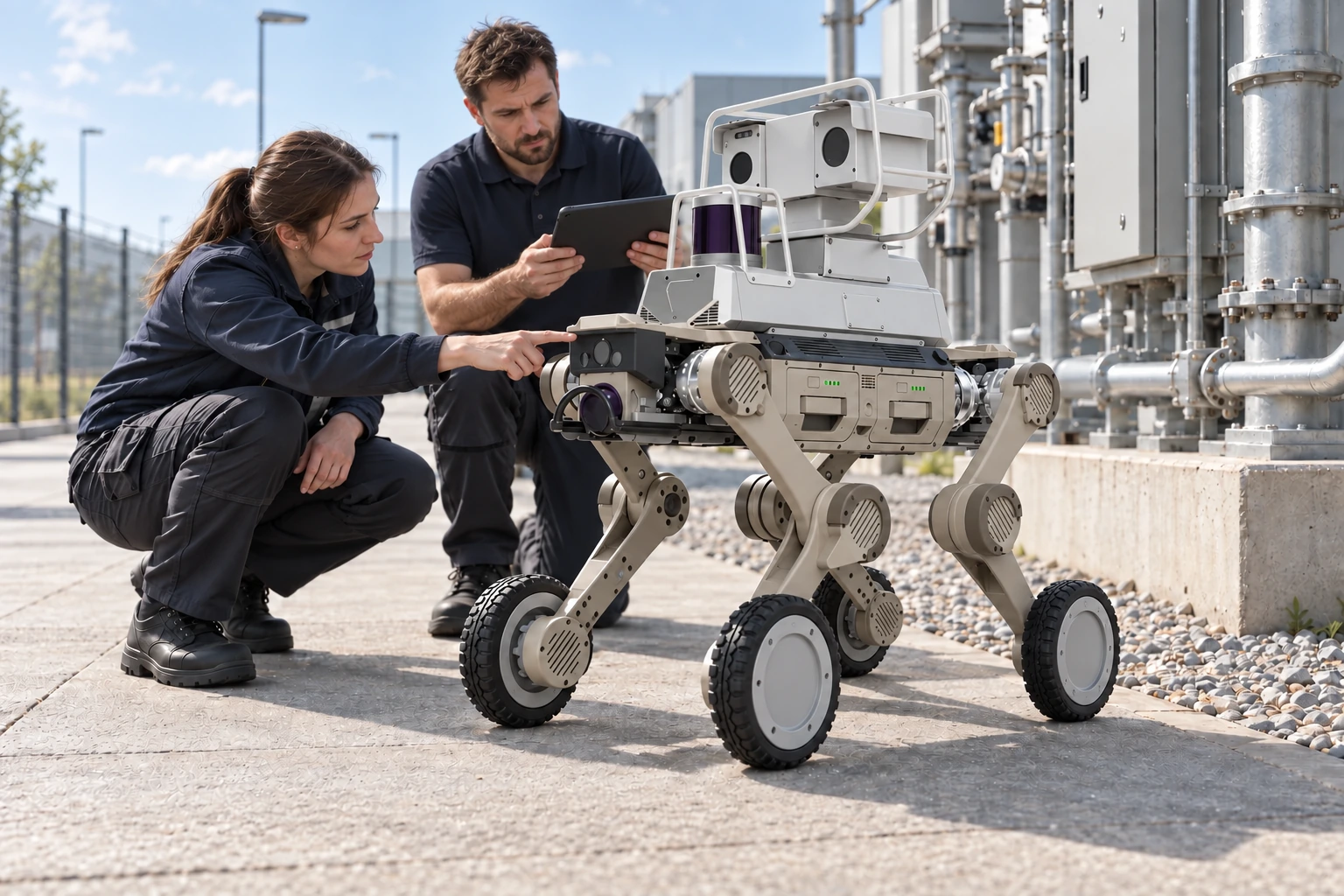 AGIBOT D1 Max járőrrendszer – A feladathoz választott eszközök · D1 Max járőrrendszer