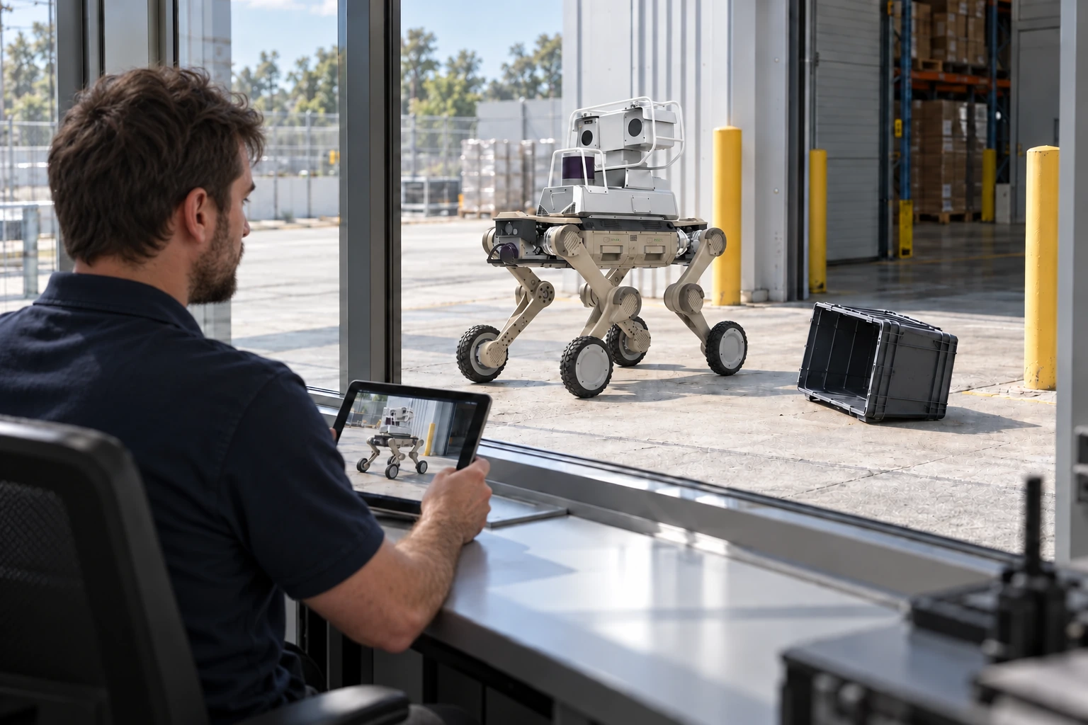 AGIBOT D1 Max járőrrendszer – Távoli helyzetértékelés · D1 Max járőrrendszer