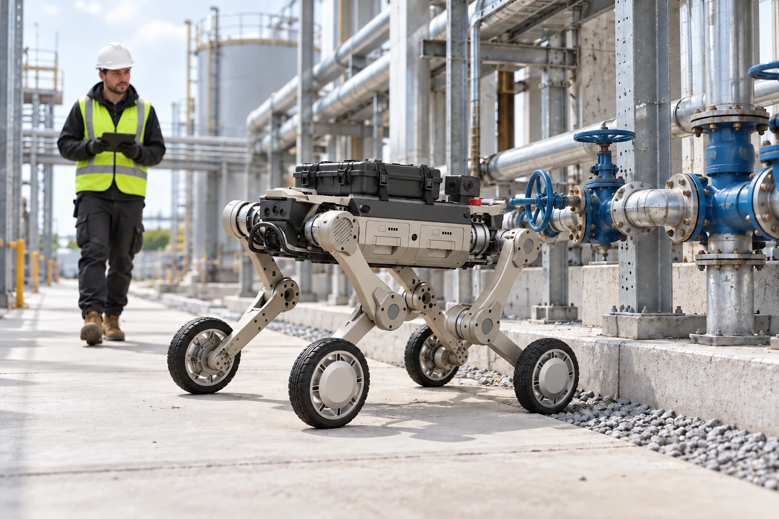 Průmyslové inspekce · AGIBOT D1 Max Průmyslové inspekce · AGIBOT D1 Max