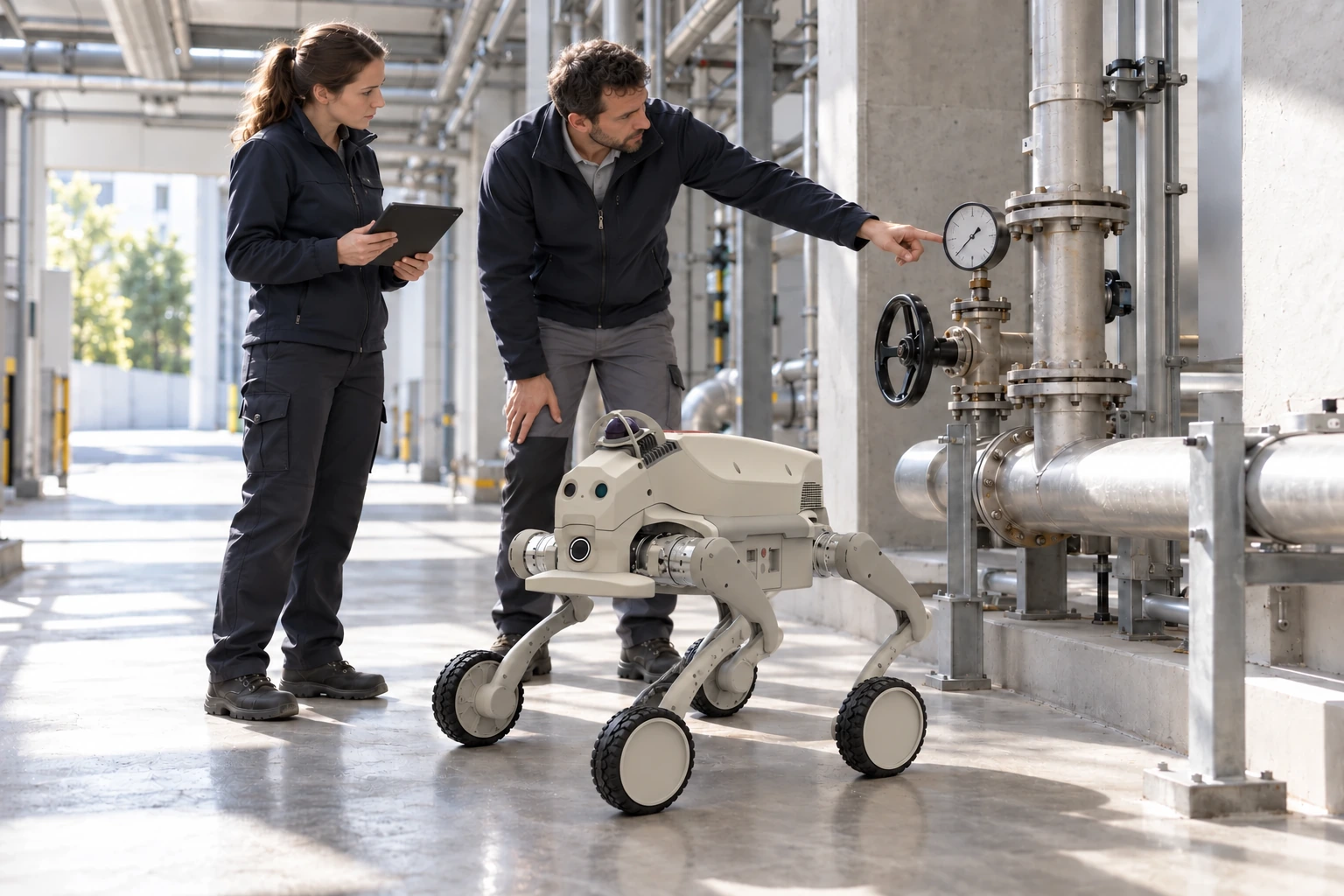 AGIBOT D1 Ultra-W járőrrendszer – Útvonalból ellenőrzési feladat · D1 Ultra-W járőrrendszer