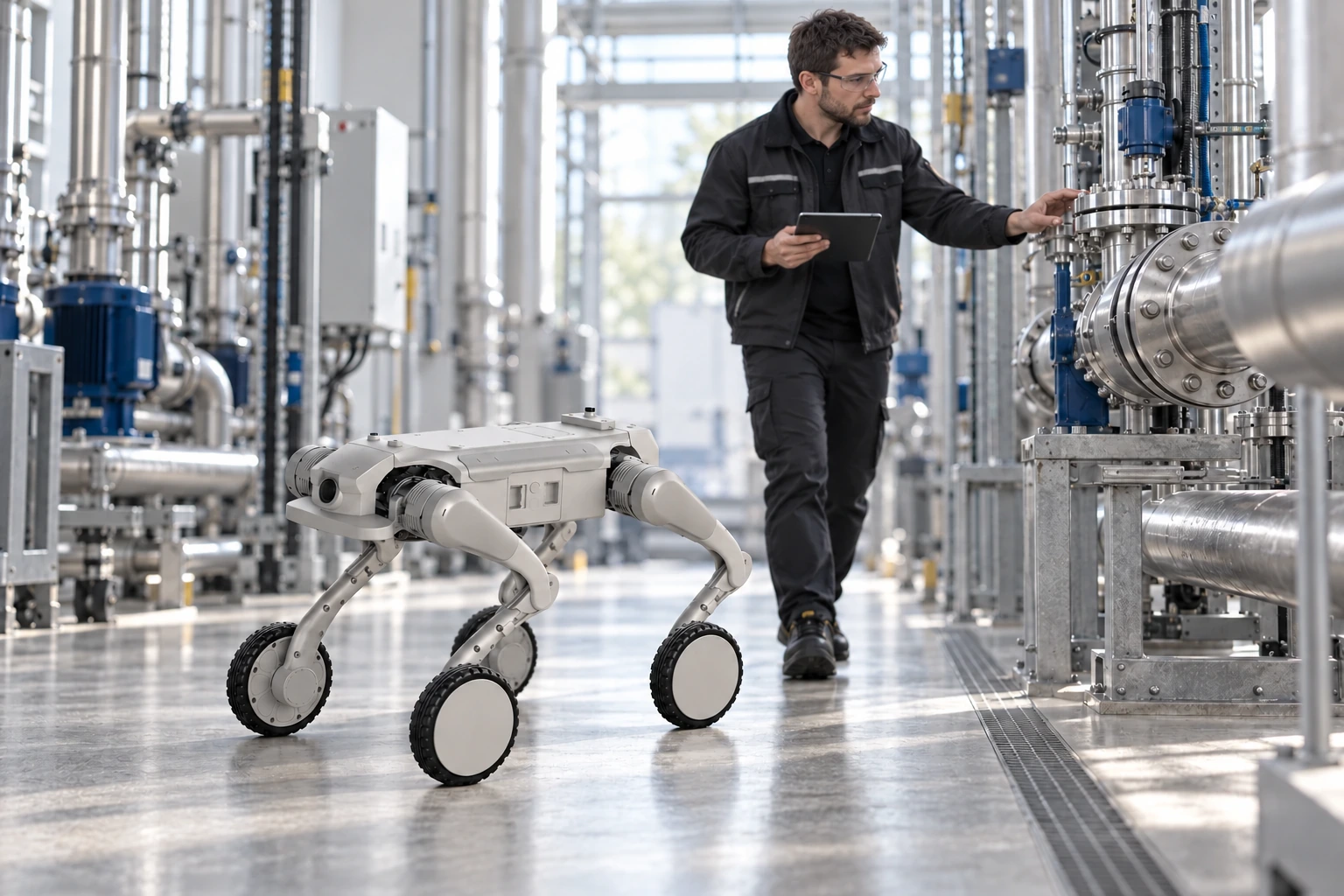 Inspekcja przemysłowa · AGIBOT D1 Ultra-W