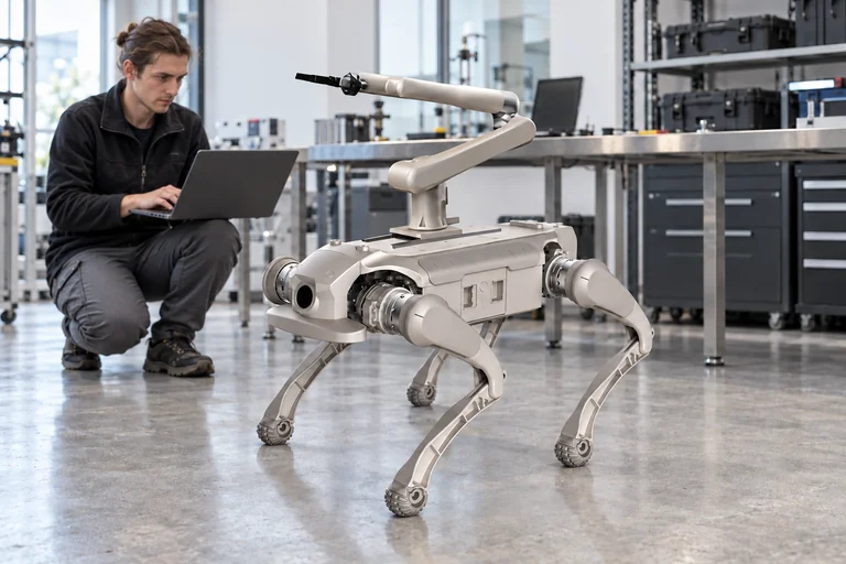 AGIBOT D1 Ultra – Test de integrare a brațului robotic opțional