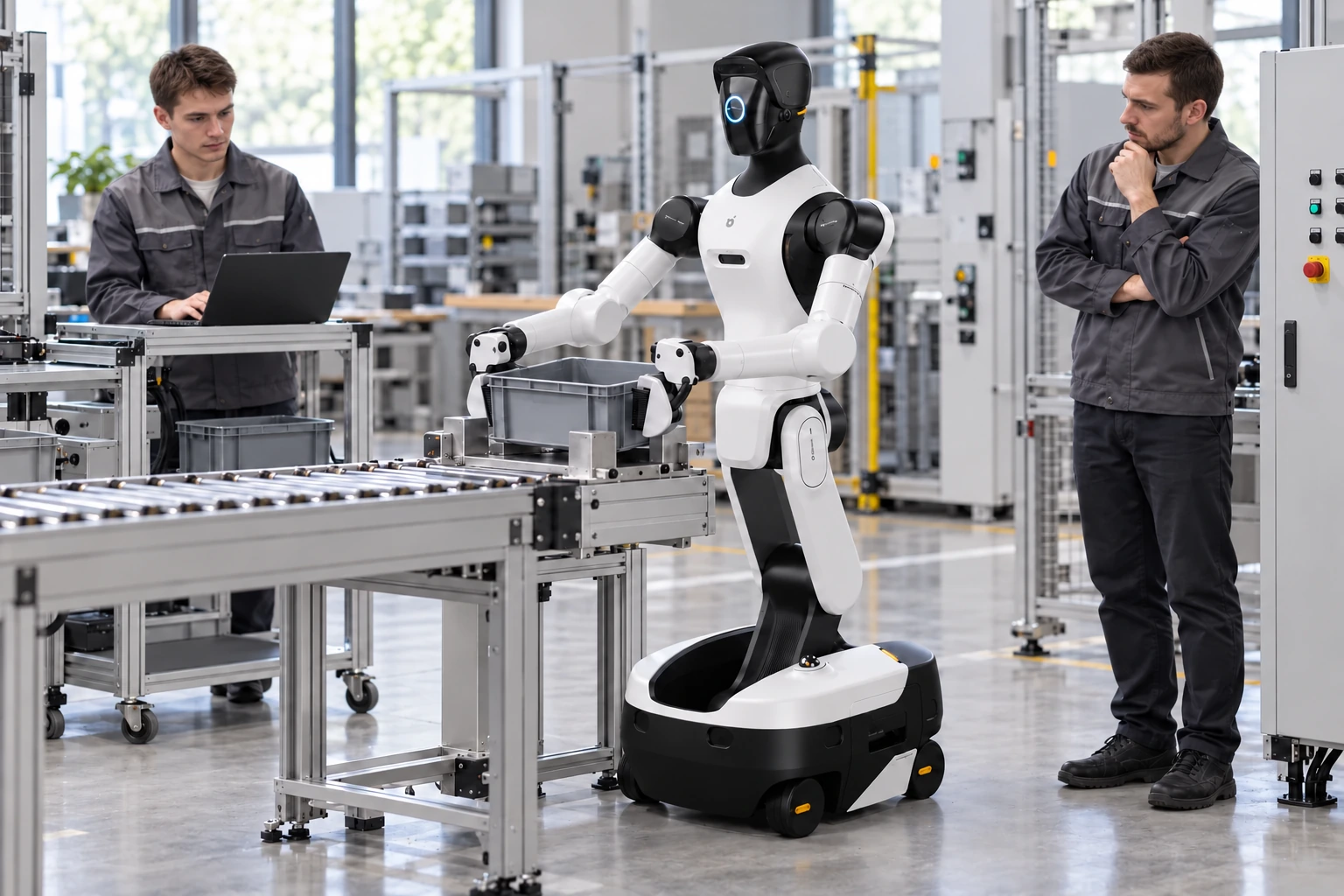 Endüstriyel entegrasyon · AGIBOT G2 Paketleme Çözümü Endüstriyel entegrasyon · AGIBOT G2 Paketleme Çözümü