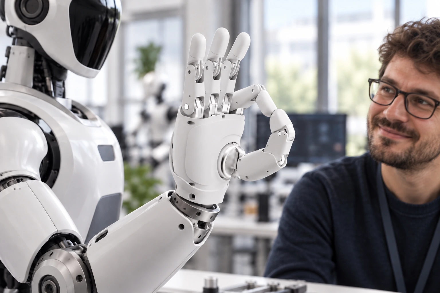 AGIBOT OmniHand 2025 – Gesta a interaktivní hry · OmniHand 2025