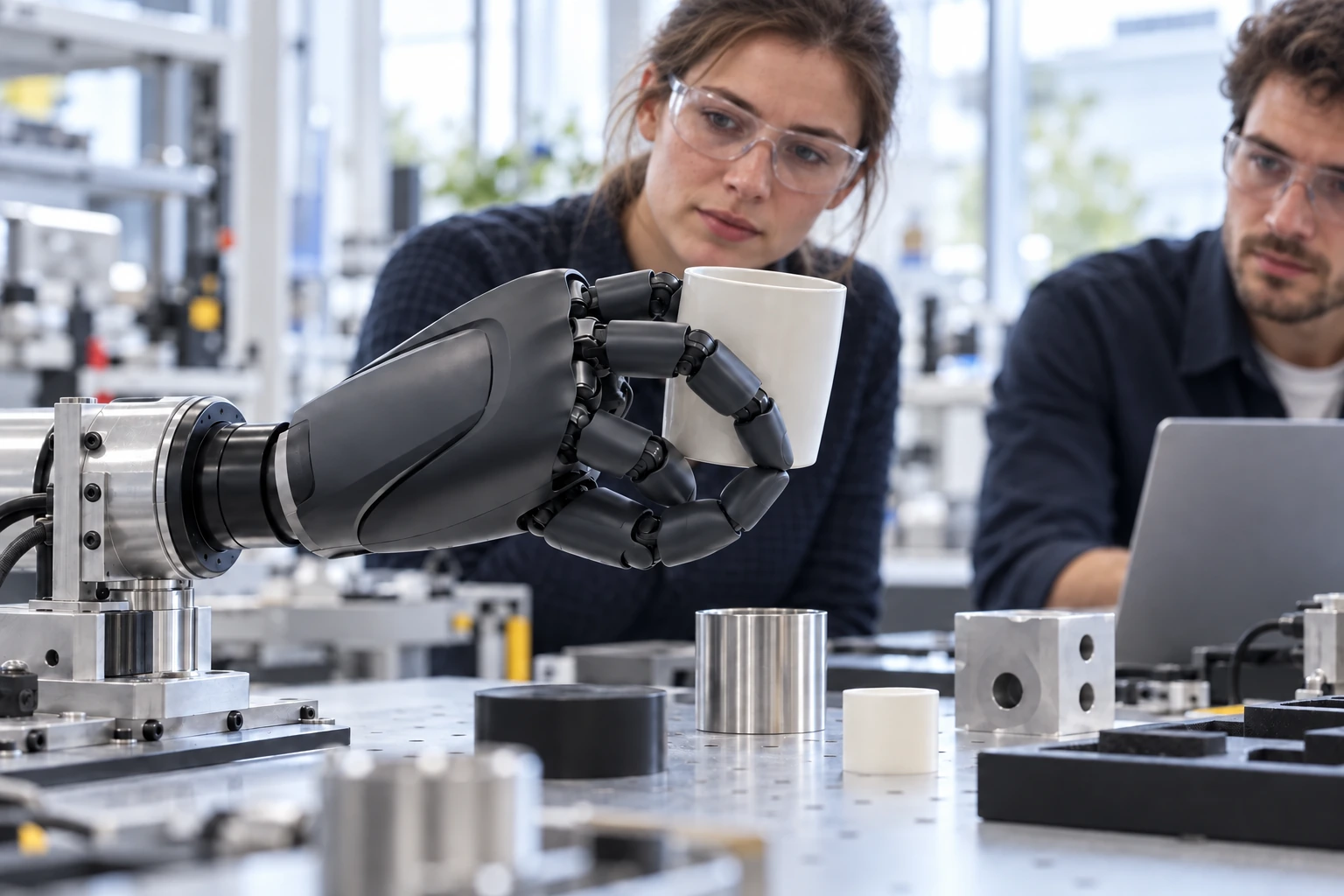 AGIBOT OmniHand Pro 2025 – Mehrere Eingänge für die Kontaktregelung · OmniHand Pro 2025
