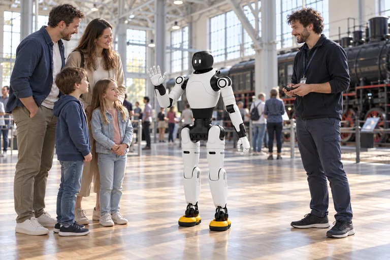 AGIBOT X2 – Ailelere yönelik açık günde robot tanıtımı